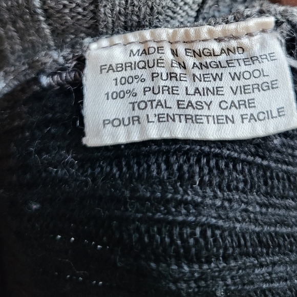 JOSEPH Assymetrical Wool Poncho One Size - Picture 9 of 12